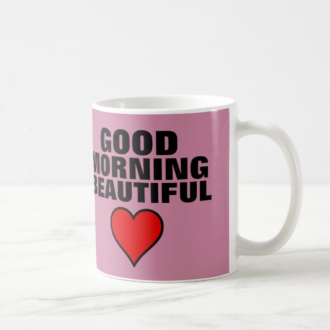 Canecas de café BONITAS do BOM DIA do DIA DE OS (Direita)