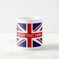 Canecas de café britânicas feitas sob encomenda da