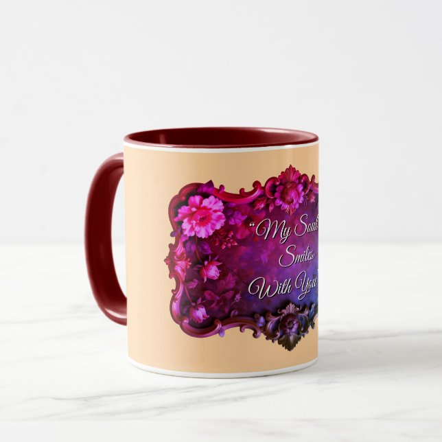 Canecas de Café com Citações de Amor Personalizada (Frente Esquerda)
