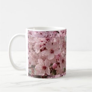 Canecas de café com FLORES ROSAS Canecas de viagem