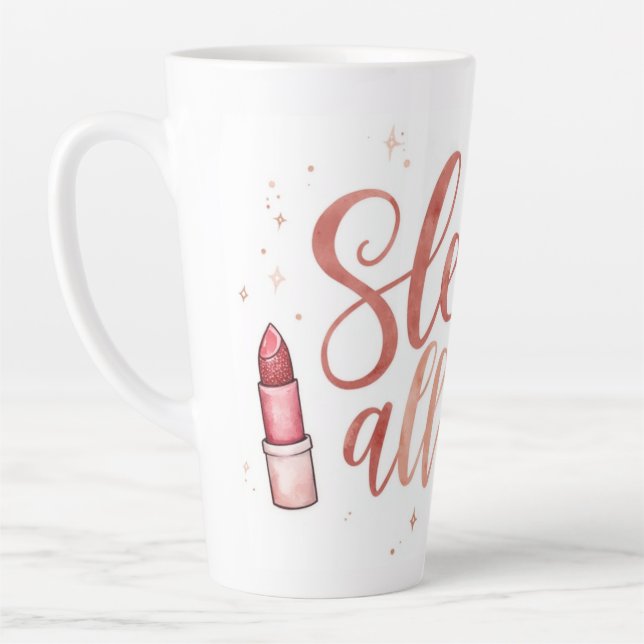Canecas de Café com Tema de Beleza (Esquerda)