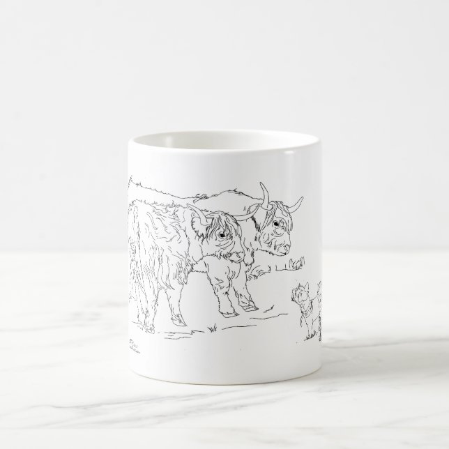 Canecas de café "Coos" das Terras Altas com Scotti (Centro)