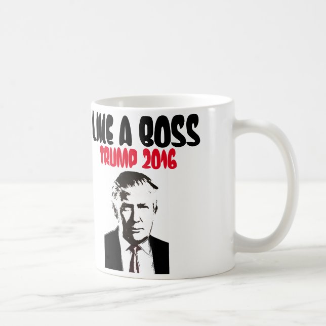 Canecas de café de Donald Trump, COMO um CHEFE (Direita)