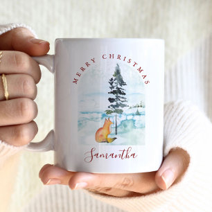 Canecas de café de Natal de inverno fofas
