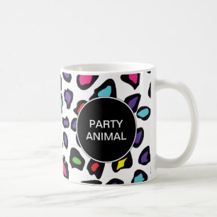 Canecas de café do animal de partido