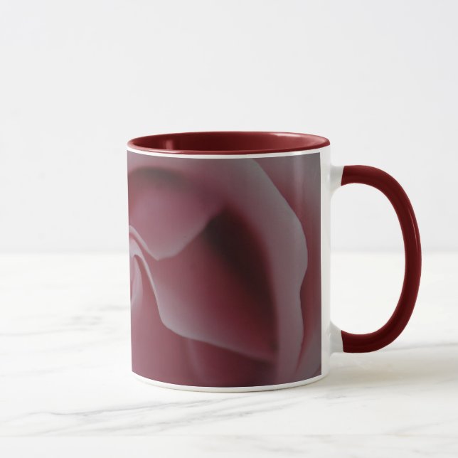 Canecas de café do redemoinho do rosa do rosa (Direita)
