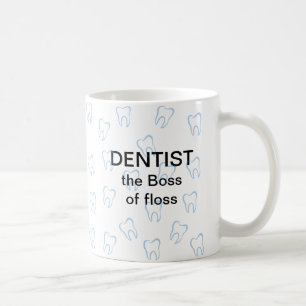 Canecas de café do tema do dentista