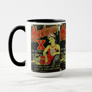 CANECAS DE CAFÉ DO VINTAGE - SENHORA X PSÍQUICO