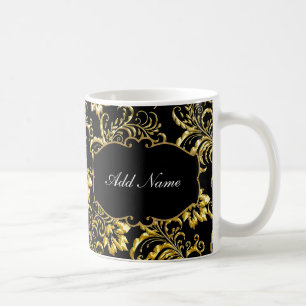 Canecas de café elegantes do monograma
