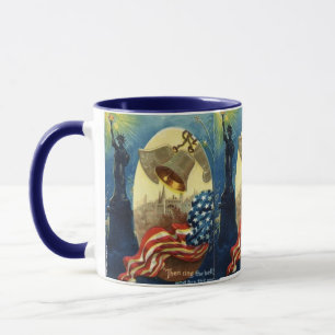 CANECAS de CAFÉ PATRIÓTICAS - 4ns DE JULHO -