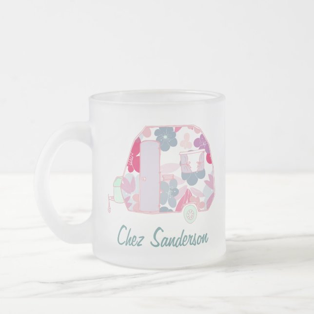 Canecas de Café Personalizadas de Caravana Retro (Esquerda)