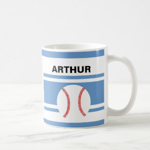 Canecas de café personalizadas do basebol