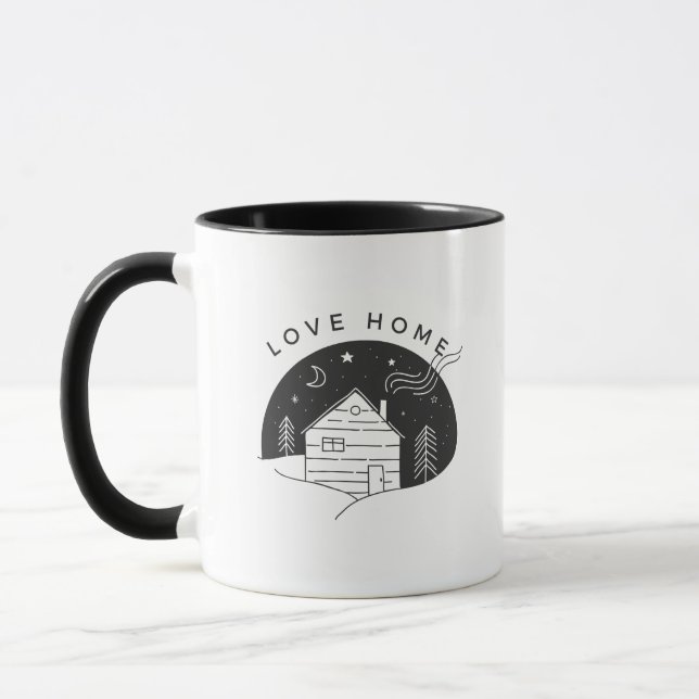 Canecas de Café Tema Amor Familiar (Esquerda)