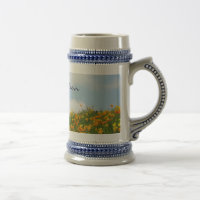 Canecas de Celebração Steins Céu Azul Nuvens Branc