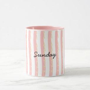 Canecas de Cerâmica Minimalista "Sunday Girls" - E