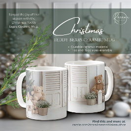 Canecas de Cerâmica Ursos de Natal
