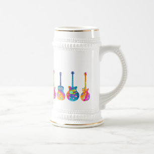 CANECAS DE CERVEJA DA CERVEJA - GUITARRA