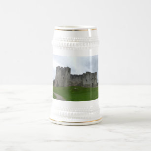 Canecas de cerveja do Castelo de Chepstow, País de