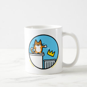 Canecas de desenho animado de gato engraçadas sem
