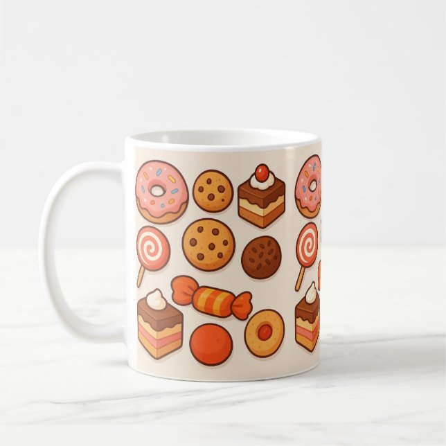 Canecas de doces e biscoitos (Esquerda)
