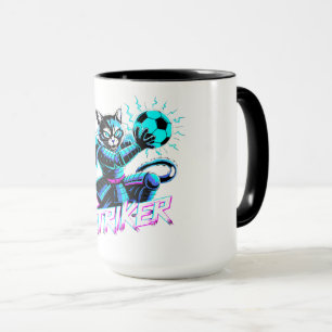 Canecas de Gato Cyberpunk Neon – Edição de Present