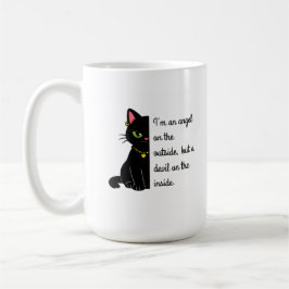 canecas de gato preto humorísticas