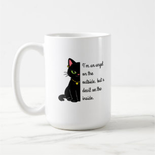 canecas de gato preto humorísticas