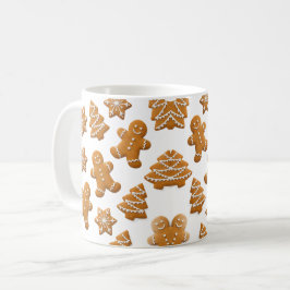 Canecas de Natal com Biscoitos de Gengibre Fofos
