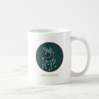 Canecas de Natal Rena Festiva – Desejos de Inverno