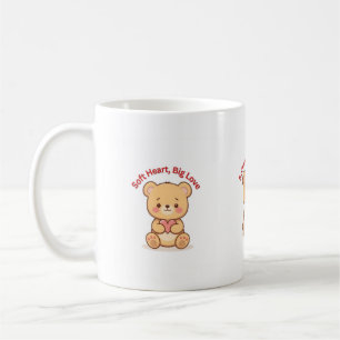 Canecas de Urso de Pelúcia Fofo Coração Macio Gran