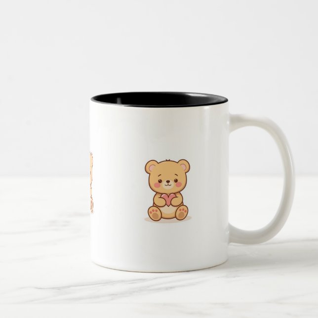 Canecas de Urso de Pelúcia Macio Coração Grande Am (Direita)