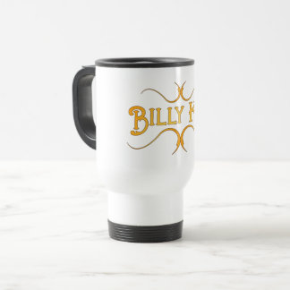 Canecas de viagem de logotipo Billy Kay Yellow