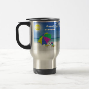 Canecas de viagem feitas sob encomenda tropicais
