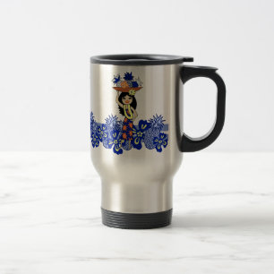 Canecas de viagem tropicais de Luau do abacaxi