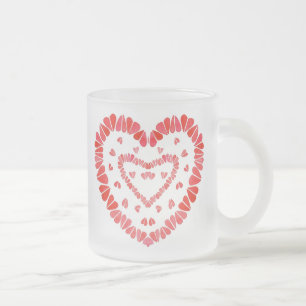Canecas de Vidro Esmaltado SWEET HEARTS