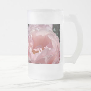 Canecas de Vidro Fosco Chá Gelado Doce Rosa Pink