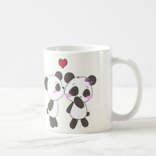 Canecas do amor da panda! ^.^