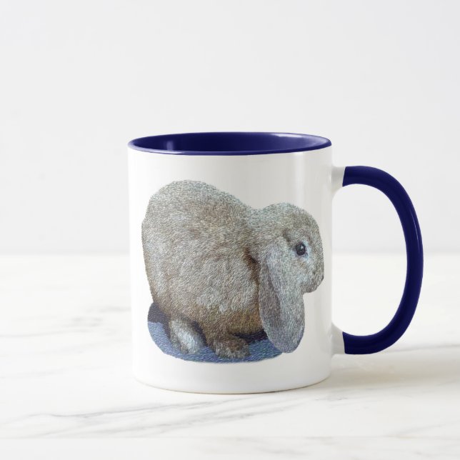 Canecas do coelho da orelha de Holland Lop (Direita)