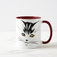 Canecas do design da arte do gato