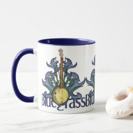 Canecas do design do banjo do Bluegrass