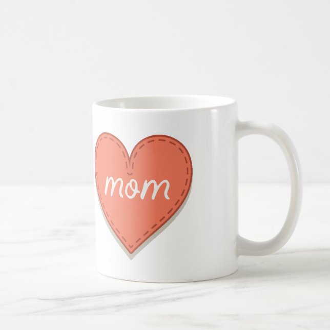 Canecas do Dia das Mães / Coração (Direita)