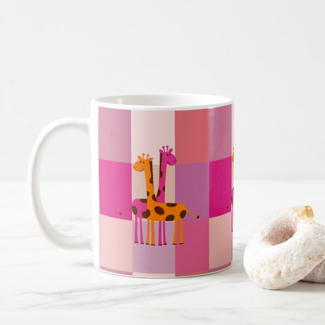 Canecas do Dia das Mães Girafa (Com Donut)