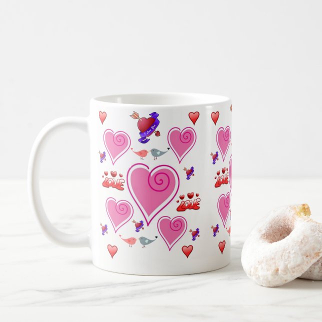 Canecas do Dia dos Namorados (Com Donut)