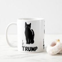 Canecas do gato preto de Trumps
