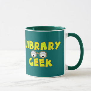 Canecas do geek da biblioteca