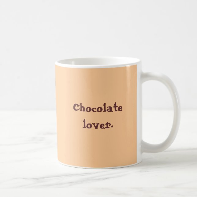 Canecas do mocha do amante do chocolate (Direita)
