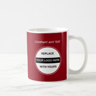 Canecas do modelo do logotipo