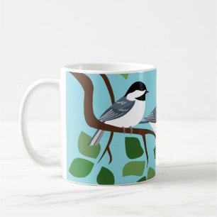Canecas do pássaro do Chickadee