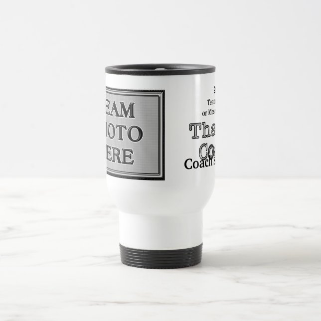 Canecas do treinador com SUA FOTO da EQUIPE e 3 (Centro)