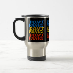 Canecas Don't Panic! - escolha o estilo e a cor